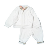 Burberry Velour Track Suit Set