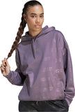 Adidas Women's Embossed Monogram Fleece Hoodie