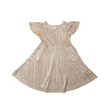 Gap Empire Pleat Champagne Dress