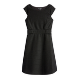 Ava & Yelly Mesh Cutout Skater Dress