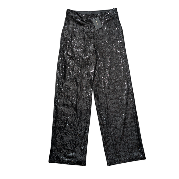 Massimo Dutti Sequin Wide Leg Pants