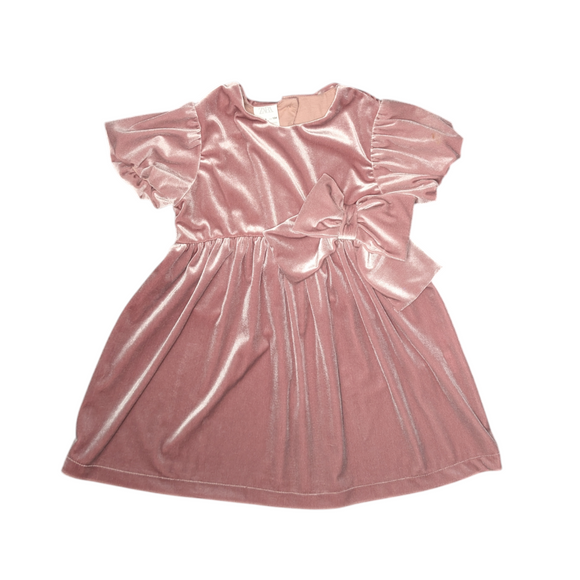 Zara Bow Velvet Dress