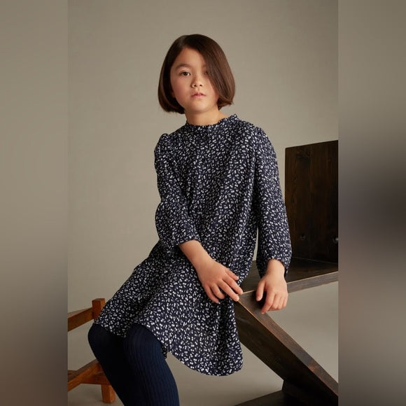 Bonpoint Navy Cherry Dress