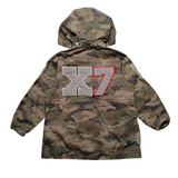 THE BRAND Camo Jacket With Cinched Waistband