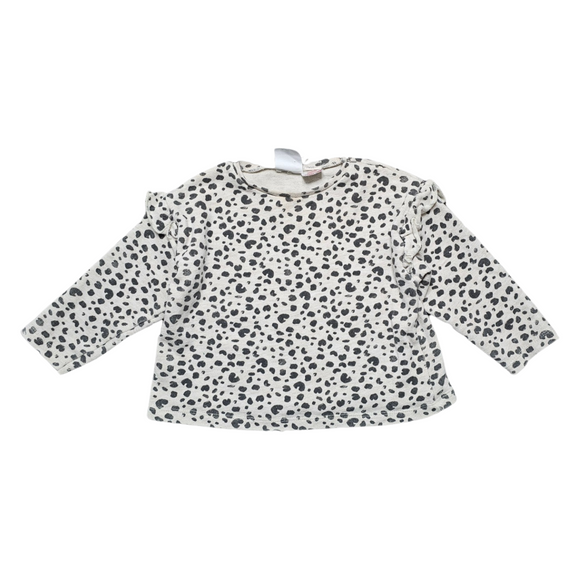 Zara 2025 leopard sweatshirt