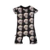 NUNUNU Reversible Skull Romper