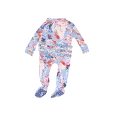 Posh Peanut Floral Ruffled Sleeper