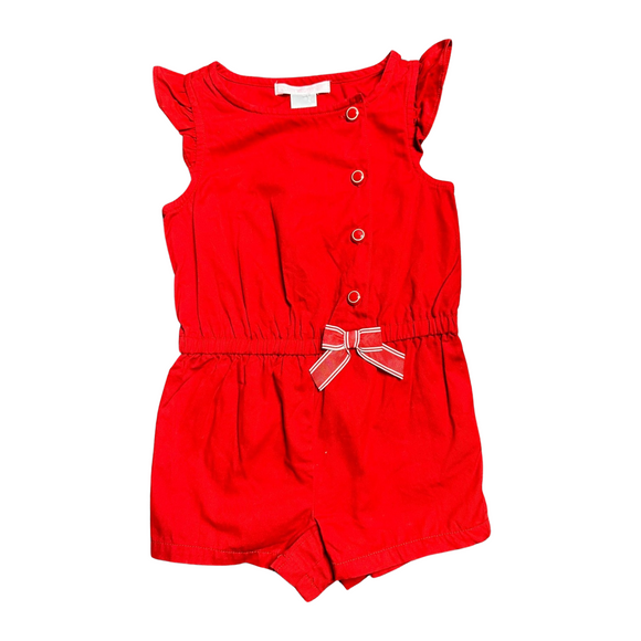 Janie & Jack Red Romper