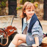 Janie and Jack Boucle Cropped Ruffle Jacket