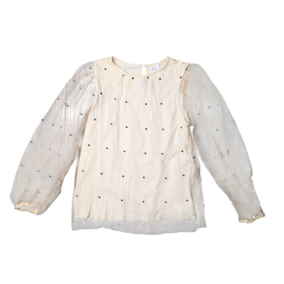 Zara Polka Dot Blouse