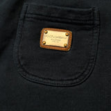 Dolce & Gabbana Fleece Bermuda Logo Plaque Shorts