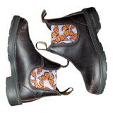 Blundstone Brown Lilac Butterfly Boots