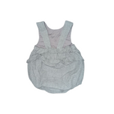 Jacadi Flannel Ruffled Romper