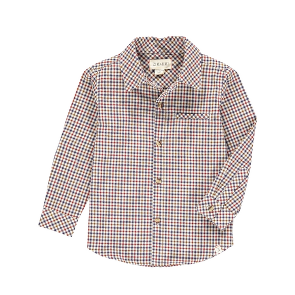 Me & Henry Atwood Mini Check Woven Shirt