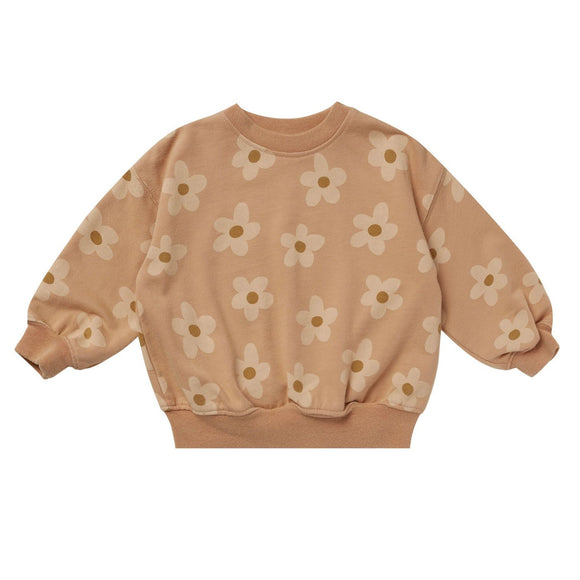 Rylee and Cru Relaxed Sweatshirt - Melon Daisy