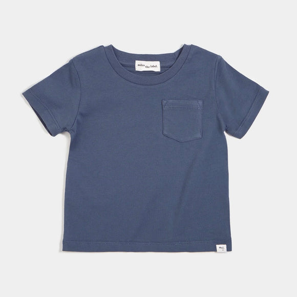 Miles Basics Vintage Blue Baby T-Shirt