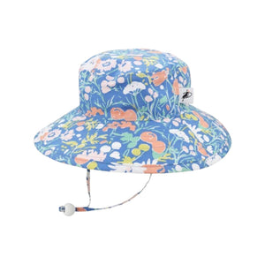 Puffin Gear Sunbaby Hat - Organic Cotton Print Flower Bed
