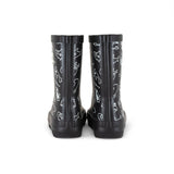 Stonz Rain Boots- Stonz Print - Black
