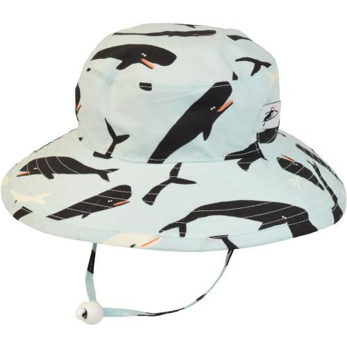 Puffin Gear Organic Cotton Sunbaby Hat - Moby Whale