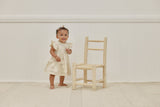 Quincy Mae Lilly Bloomer Dress Set - Natural
