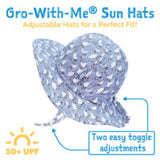 JAN & JUL GRO-Kids’ Gro-With-Me® Aqua-Dry Bucket Sun Hat | Shark