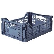 Ay-Kasa Folding Crates- Midi Box- Cobalt Blue