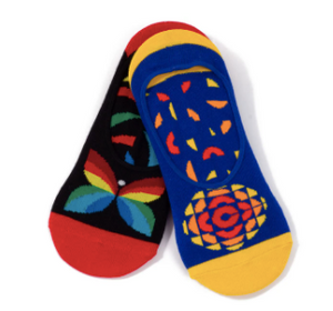 Main and Local Women's CBC Retro Logos Socks (2 Pairs)