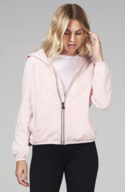Pink windbreaker womens online