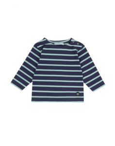 Armor Lux- Baby's Breton striped shirt - Blue & Grey