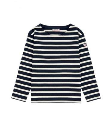 Armor Lux- Breton striped shirt Kids -Navy