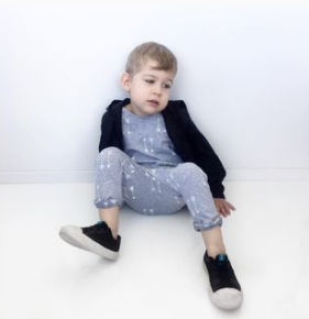 Grey and white romper sales