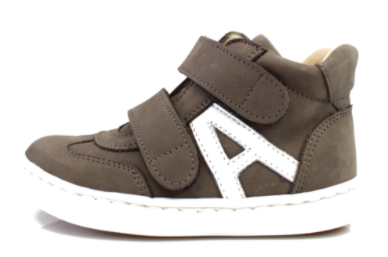Angulus Sneaker- Grey/White with Velcro