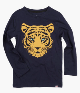 Appaman Tiger Style Graphic Long Sleeve Tee