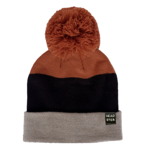 Headster- Tricolor Toque - Ginger Cookie