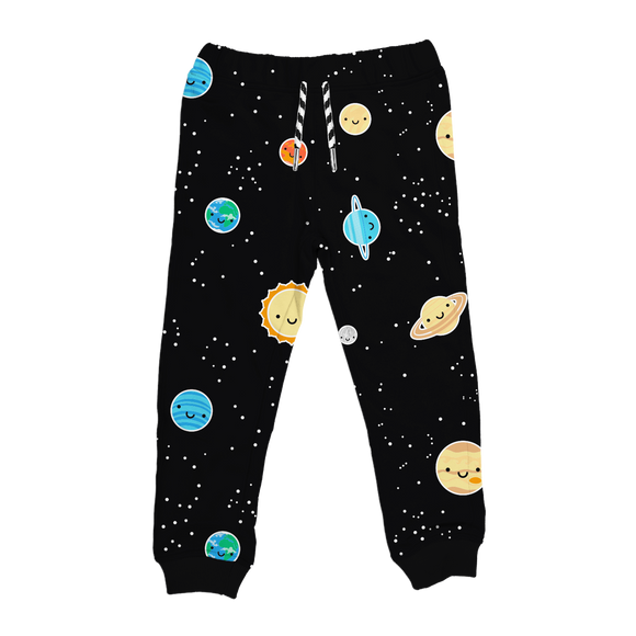 Whistle & Flute Bamboo Drawstring Joggers - Allover Space