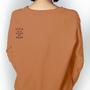 Areta with Love - "Style is a state of mood"  Rust Sweatshirt