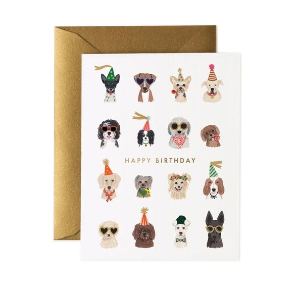 Rifle Paper Co. Meadow -Party Pups Birthday Card
