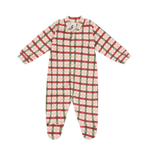 Sleepy Doe Baby Sleepsuit - Check
