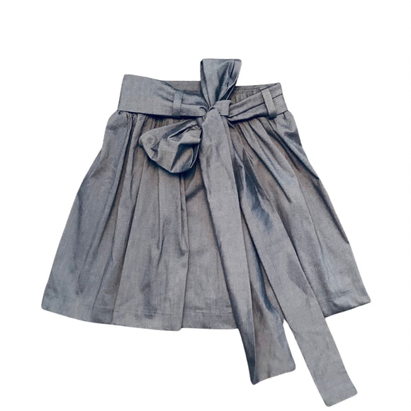 Christine Rohde Tie Waist Skirt - Blue