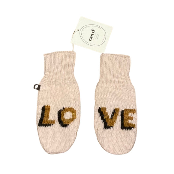 Oeuf NYC 'love' mittens