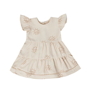 Quincy Mae Lilly Bloomer Dress Set - Natural