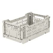 Ay-Kasa Folding Crates- Mini Box- Light Grey